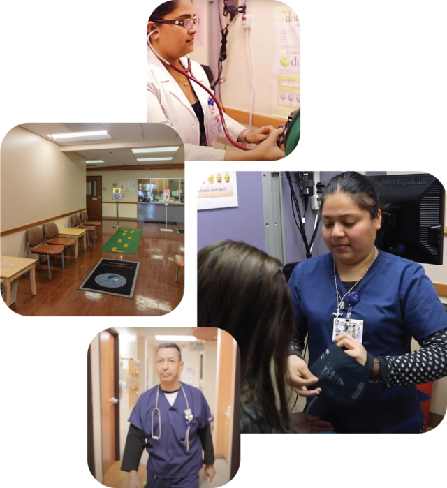 medical collage Medical image Collage depicting doctor patient interactions